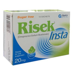 Risek Insta Powder 20mg 10's